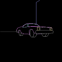 low rider animated lasershow